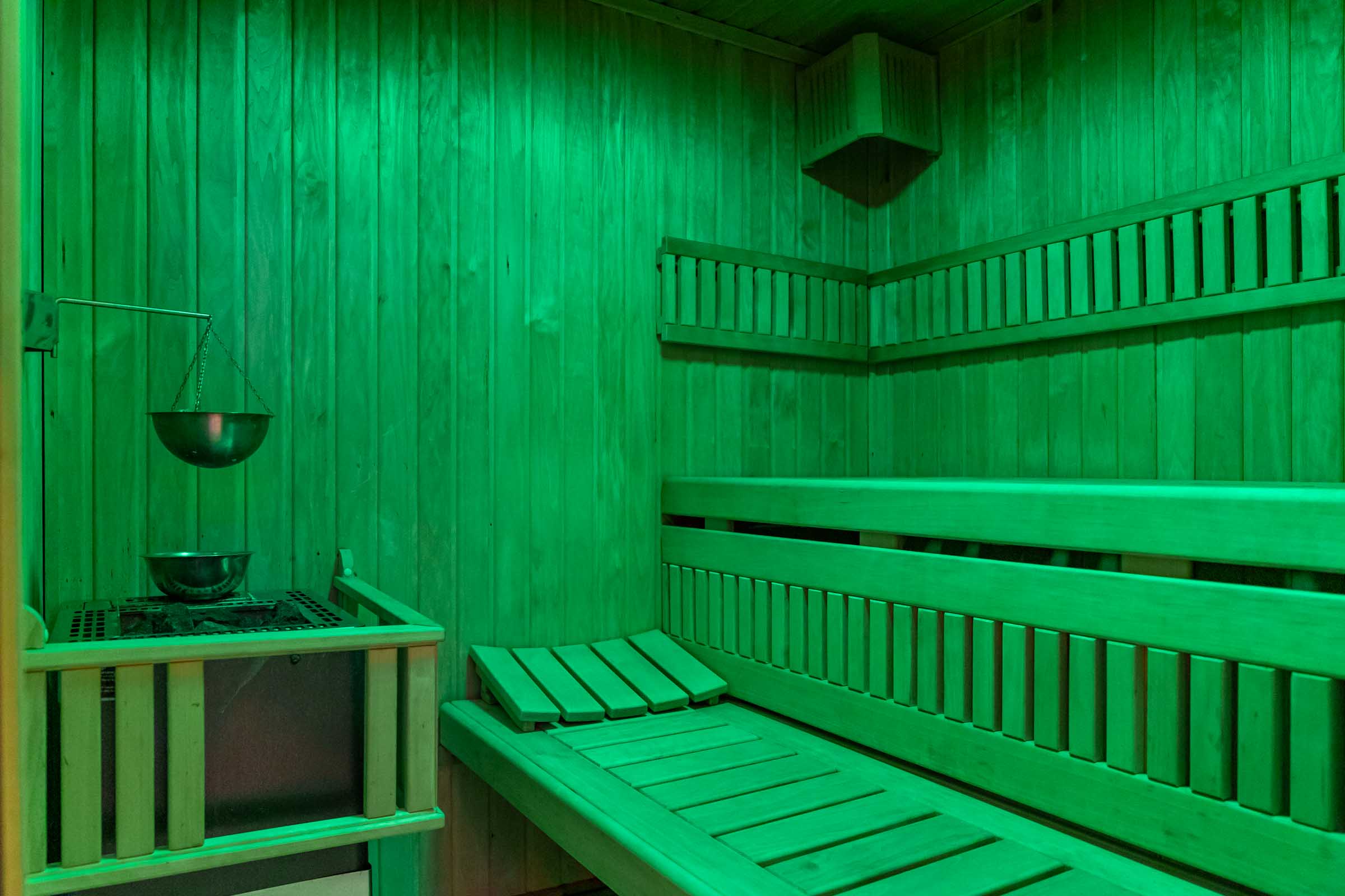 Sauna grün